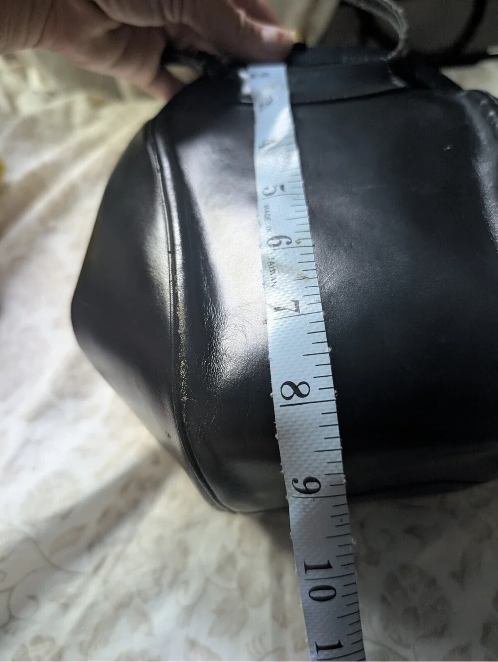 Vintage Adrienne Vittadini Leather Bell Handbag